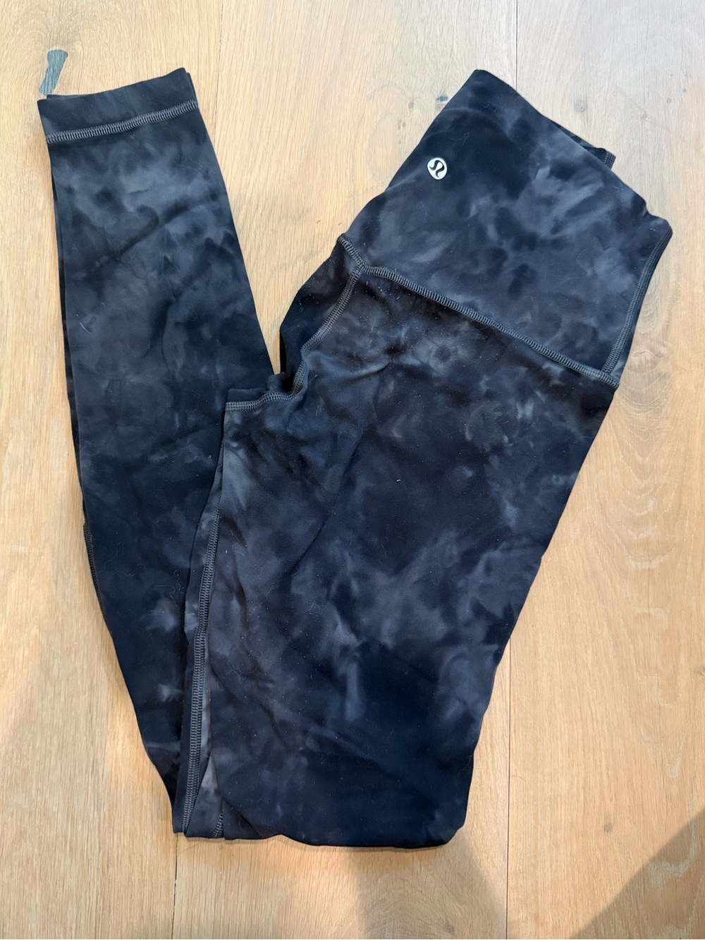 lululemon athletica Align Black Tie-Dye High-Rise Leggings